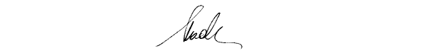 Unterschrift KR Dkfm. Klaus Stadler (Handschrift)