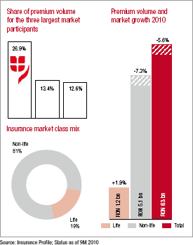 Romanian insurance market (charts)