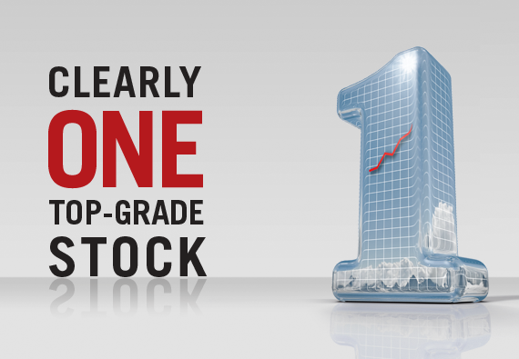 Clearly one top-grade stock (graphic)