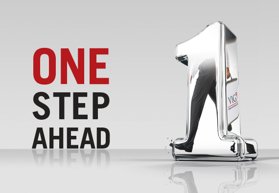One step ahead (graphic)