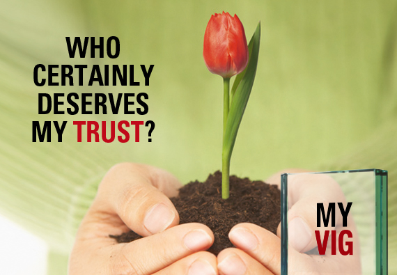 Who certainly deserves my trust? (photo)